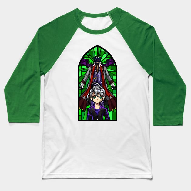 Digistained Glass Ryouma Baseball T-Shirt by NightGlimmer